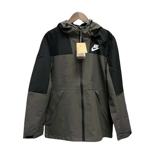 Nike Green and Black Windbreaker Jacket