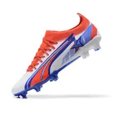 Puma Ultra Ultimate Black and White Firm Ground FG Football Boot - White/Orange