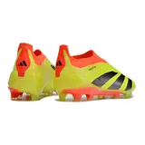 Adidas Predator 30 Elite Laceless Yellow and Orange Firm Ground FG Football Boot