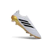 Adidas Copa Pure 4 Laceless Elite White and Yellow Firm Ground FG Football Boot