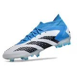 Adidas Predator Accuracy.1 White Blue and Black Firm Ground FG Football Boot