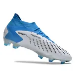 Adidas Predator Accuracy.1 White Blue and Black Firm Ground FG Football Boot