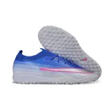 Nike Air Zoom Mercurial Vapor 17 Elite Blue and White Turf TF Kids Football Boot