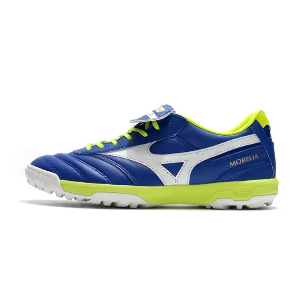 Mizuno Morelia Sala Classic Blue White and Green Turf TF Football Boot