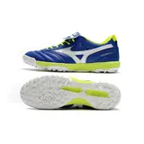 Mizuno Morelia Sala Classic Blue White and Green Turf TF Football Boot