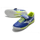 Mizuno Morelia Sala Classic Blue White and Green Turf TF Football Boot