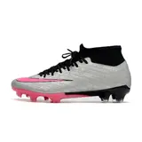 Nike Zoom Mercurial Superfly 9 Academy Gray and Pink Firm Ground FG Football Boot