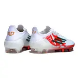 Adidas F50 Elite White and Red Firm Ground FG Football Boot