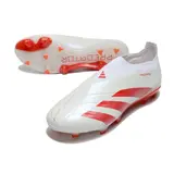Adidas Predator 30 Elite Laceless Black and Red Firm Ground FG Football Boot
