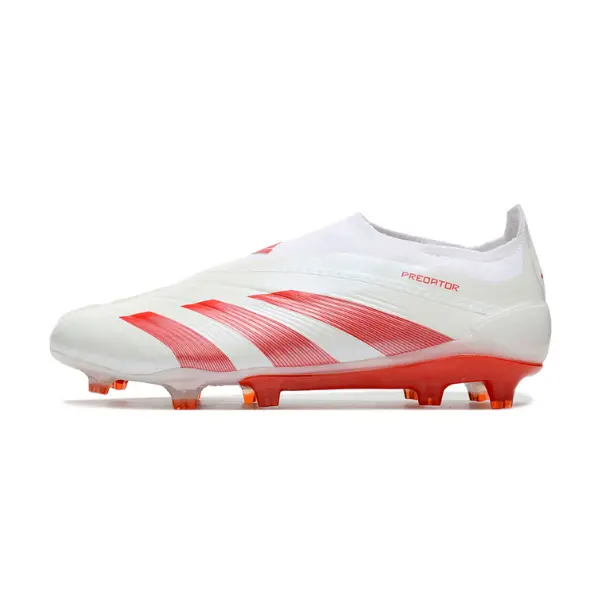 Adidas Predator 30 Elite Laceless Black and Red Firm Ground FG Football Boot