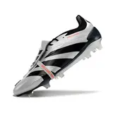 Adidas Predator 30 Elite Tongue Silver and Black Firm Ground FG Football Boot