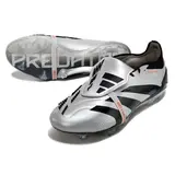 Adidas Predator 30 Elite Tongue Silver and Black Firm Ground FG Football Boot