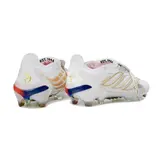 Adidas Predator 26 Elite Tongue Zidane White and Golden Firm Ground FG Football Boot