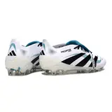 Adidas Predator 25 Elite Tongue White and Blue Firm Ground FG Football Boot