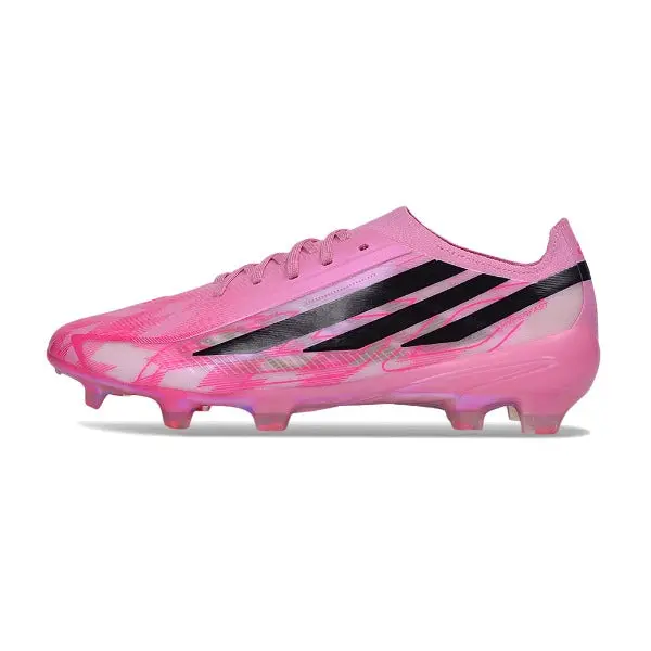 Adidas F50 Hyperfast Elite Pink Firm Ground FG Football Boot - Light Pink