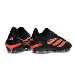 Adidas Predator 26 Elite Black and Orange Firm Ground FG Football Boot - Coral