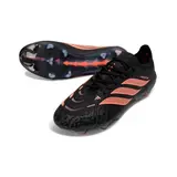 Adidas Predator 26 Elite Black and Orange Firm Ground FG Football Boot - Coral