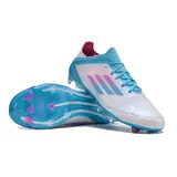 Adidas F50 Primeknit Elite Blue White and Pink Firm Ground FG Kids Football Boot