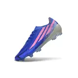 Adidas F50 Hyperfast Elite Blue and Pink Firm Ground FG Football Boot - Royal Blue/Grey