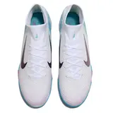Nike Zoom Mercurial Superfly 10 Elite Kids White and Light Blue Turf TF Football Boot