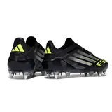 Adidas F50 Primeknit Elite Black White and Green Mixed Studs SG Football Boot