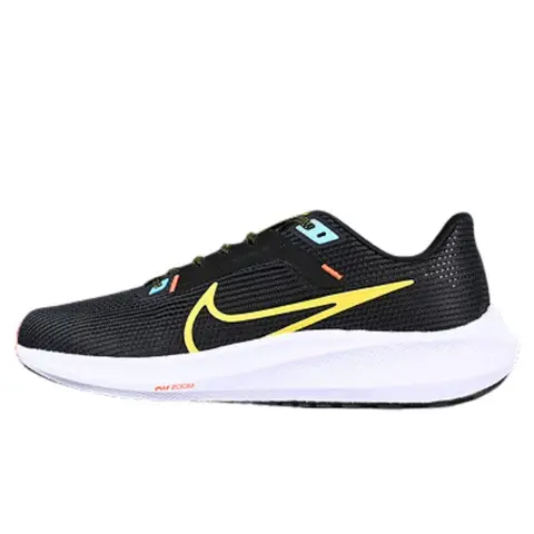 Nike Air Zoom Pegasus 40 Black and Yellow Running Shoes