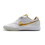 Nike Tiempo 7 R10 Elite White and Golden Indoor IC Football Boot
