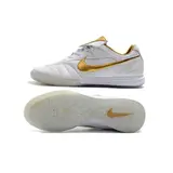 Nike Tiempo 7 R10 Elite White and Golden Indoor IC Football Boot