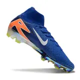 Nike Air Zoom Mercurial Superfly 10 Elite Blue White and Orange Firm Ground FG Football Boot