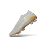 Puma Future 9 Low Cut White and Golden Firm Ground FG Football Boot