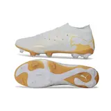Puma Future 9 Low Cut White and Golden Firm Ground FG Football Boot