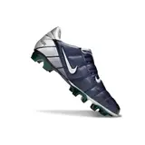 Nike Air Zoom Total 90 III Blue and Silver Firm Ground FG Football Boot