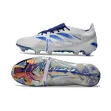 Adidas Predator 26 Elite Tongue Blue and White Firm Ground FG Football Boot