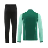 Adidas Green Cold Set Quarter-Zip Top and Pants