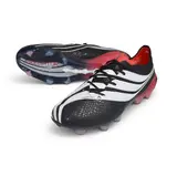 Adidas Predator 27 Elite Black, Red and White Firm Ground FG Football Boot