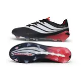 Adidas Predator 27 Elite Black, Red and White Firm Ground FG Football Boot