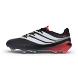 Adidas Predator 27 Elite Black, Red and White Firm Ground FG Football Boot