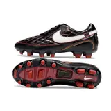 Nike Tiempo R10 Legend Elite Black Red and White Firm Ground FG Football Boot