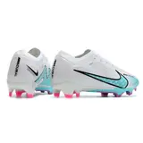Nike Zoom Mercurial Vapor 15 Elite White Light Blue and Pink Firm Ground FG Football Boot