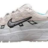Nike P-6000 White and Pink Running Shoes - Grey/White