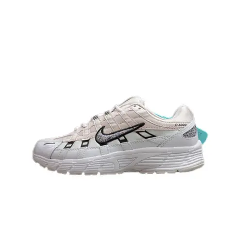 Nike P-6000 White and Pink Running Shoes - Grey/White