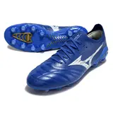 Mizuno Morelia Neo IV Elite Blue and White Firm Ground FG Football Boot