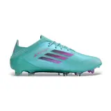 Adidas F50 Primeknit Elite Light Blue and Purple Firm Ground FG Kids Football Boot