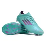 Adidas F50 Primeknit Elite Light Blue and Purple Firm Ground FG Kids Football Boot