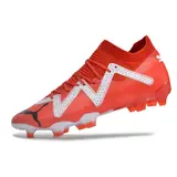 Puma Future Ultimate Red and White Firm Ground FG Football Boot