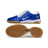 Nike Total 90 III White and Blue Indoor IC Football Boot