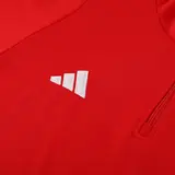 Adidas Red and Black Cold Set Quarter-Zip Top and Pants
