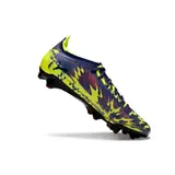 Puma Ultra 5 Carbon Blue and Fluorescent Green Firm Ground FG Football Boot