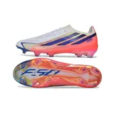 Adidas F50 Hyperfast Elite White, Blue and Orange World Cup Firm Ground FG Football Boot