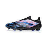 Adidas F50 Elite Laceless Black and White Firm Ground FG Football Boot - Blue/Pink